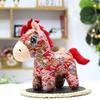 Lucky Chinese Zodiac Horse Cartoon New Year Mascot Traditional Horse Stuffed Pendant  Friends Gift