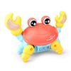 Electric Crab Toy Light And Music Battery Powered Pull String Cute Crab Walking Laterally Educational Interactive Toys Boys Girls Walking