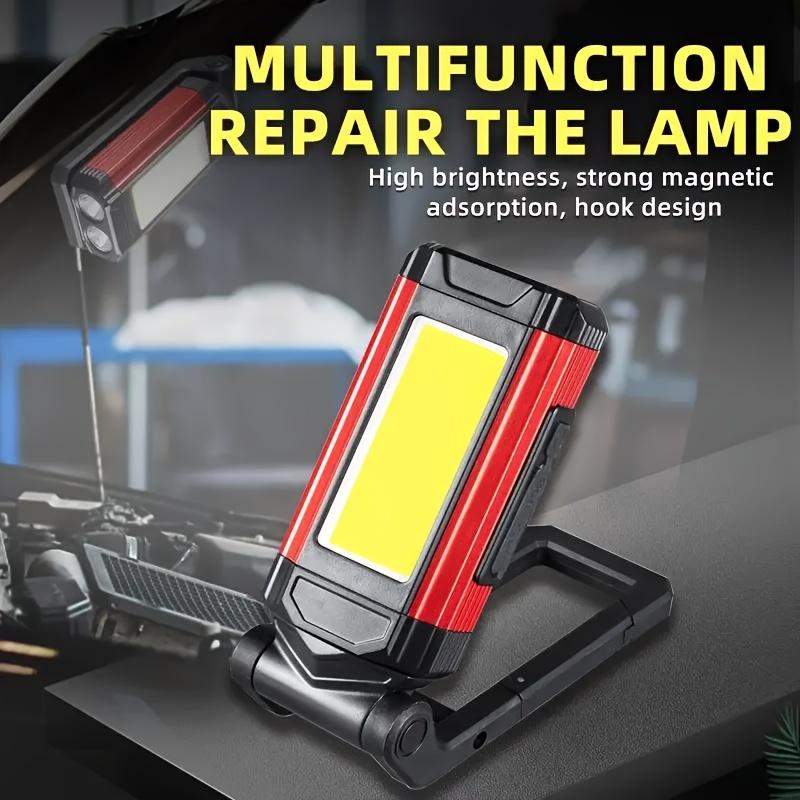 Multi Functional Charging Work Light with Magnetic Base,5 Lighting Modes,ultra Bright and Portable,outdoor,camping, Workshop,emergency Lighting