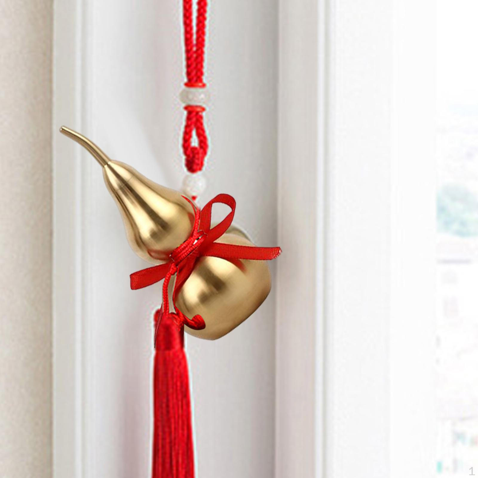 

Antique Pure Copper Gourd Ornaments Open Lid Statues for Office Furnishings Decoration 4.8cmx11cm