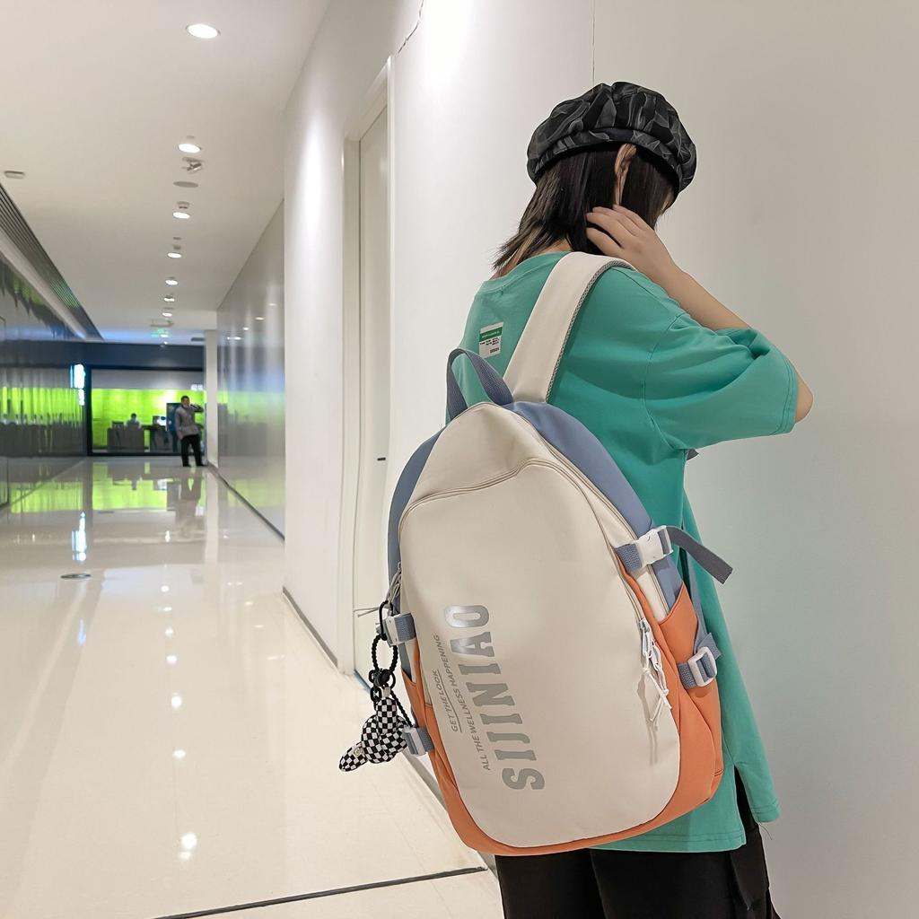 Schoolbag Korean version of the new schoolbag female high school students Japanese simple junior high school students backpack male junior high school