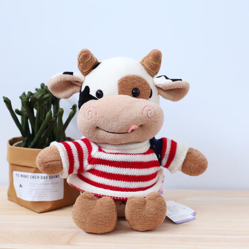 Habi Cow Cute Doll Year of The Ox Plush Toy Gift Cattle Doll