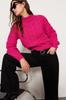 Damen-Pullover im eleganten Stil, Nerz-Strickpullover mit hohem Kragen und kurzem Schnitt