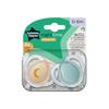 TOMMEE TIPPEE TTP43338095 NIGHT TIME soothers 0-6m mix 2 pack