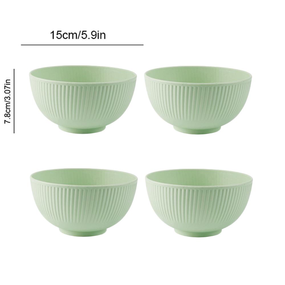4/16Pcs Wheat Straw Tableware Set Eco Friendly Unbreakable Dinnerware Kitchen Cutlery Kids Dishes Eating Cutlery Camping