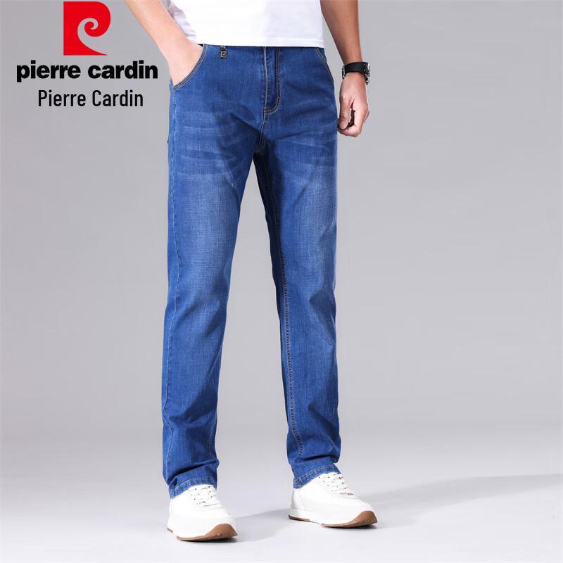 Pierre Cardin Men's Straight Leg Stretch Denim Jeans