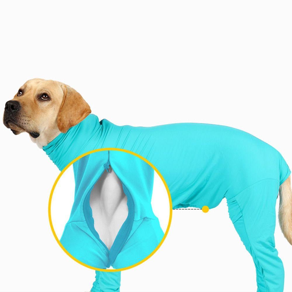 Long-sleeved Dog Pajamas Breathable Dog Soothing Clothes Dog Coat Four Legged Clothes  Home Wear