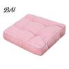 Comfortable Floor Pillow for Tatami Modern Stylish Chair Cushion, Ultra Soft Square Geometric or Thickened Pad Hard Chairs Plant Prints, 15.75"x15.75"