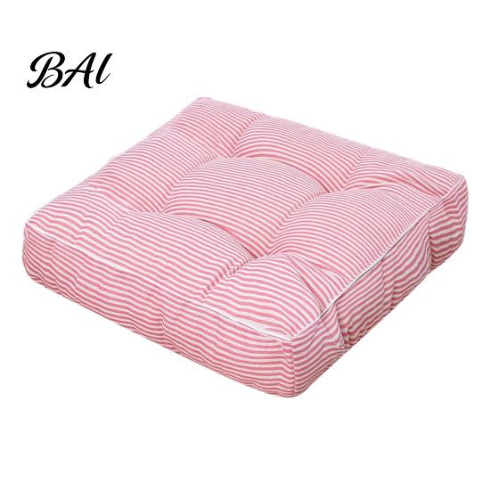 Comfortable Floor Pillow for Tatami Modern Stylish Chair Cushion, Ultra Soft Square Geometric or Thickened Pad Hard Chairs Plant Prints, 15.75"x15.75"