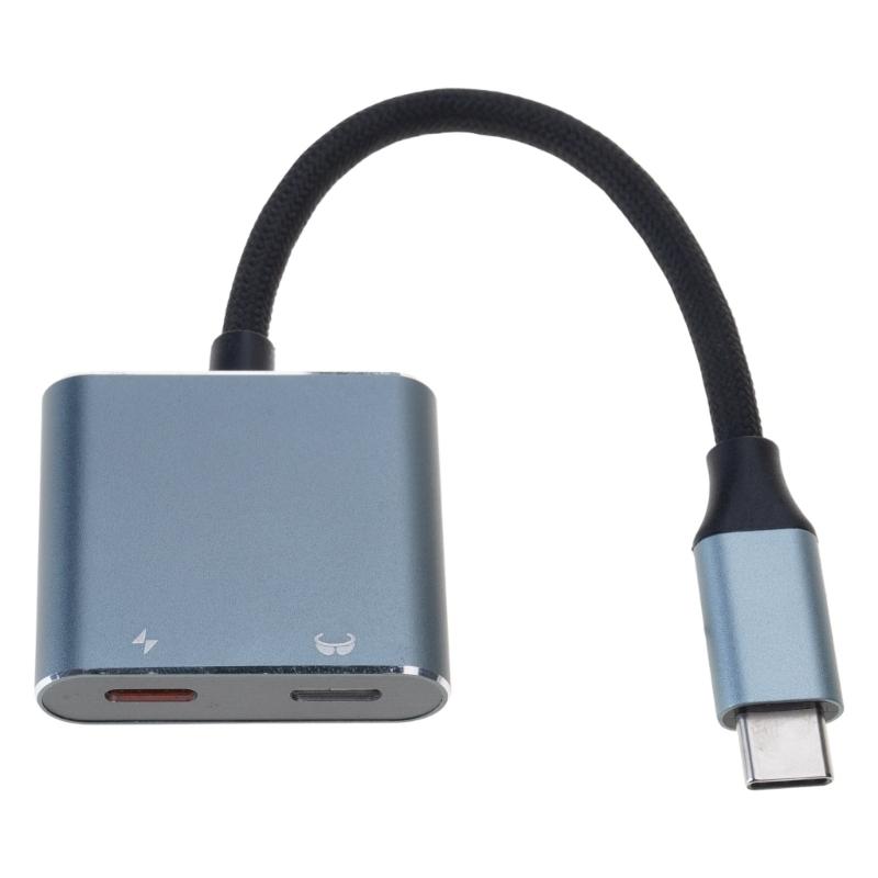 Aluminum USB C Converter 4K Support 100W Fast Phone Tablet Compatibility