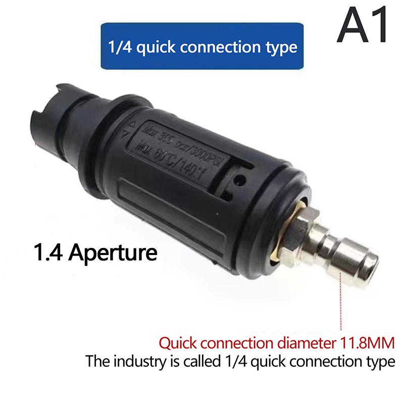 Angle Adjustable High Pressure Washer Nozzle Sprayer With 1/4" Quick Plug Connection 3000 PSI Quick Connect High Pressure Nozzle