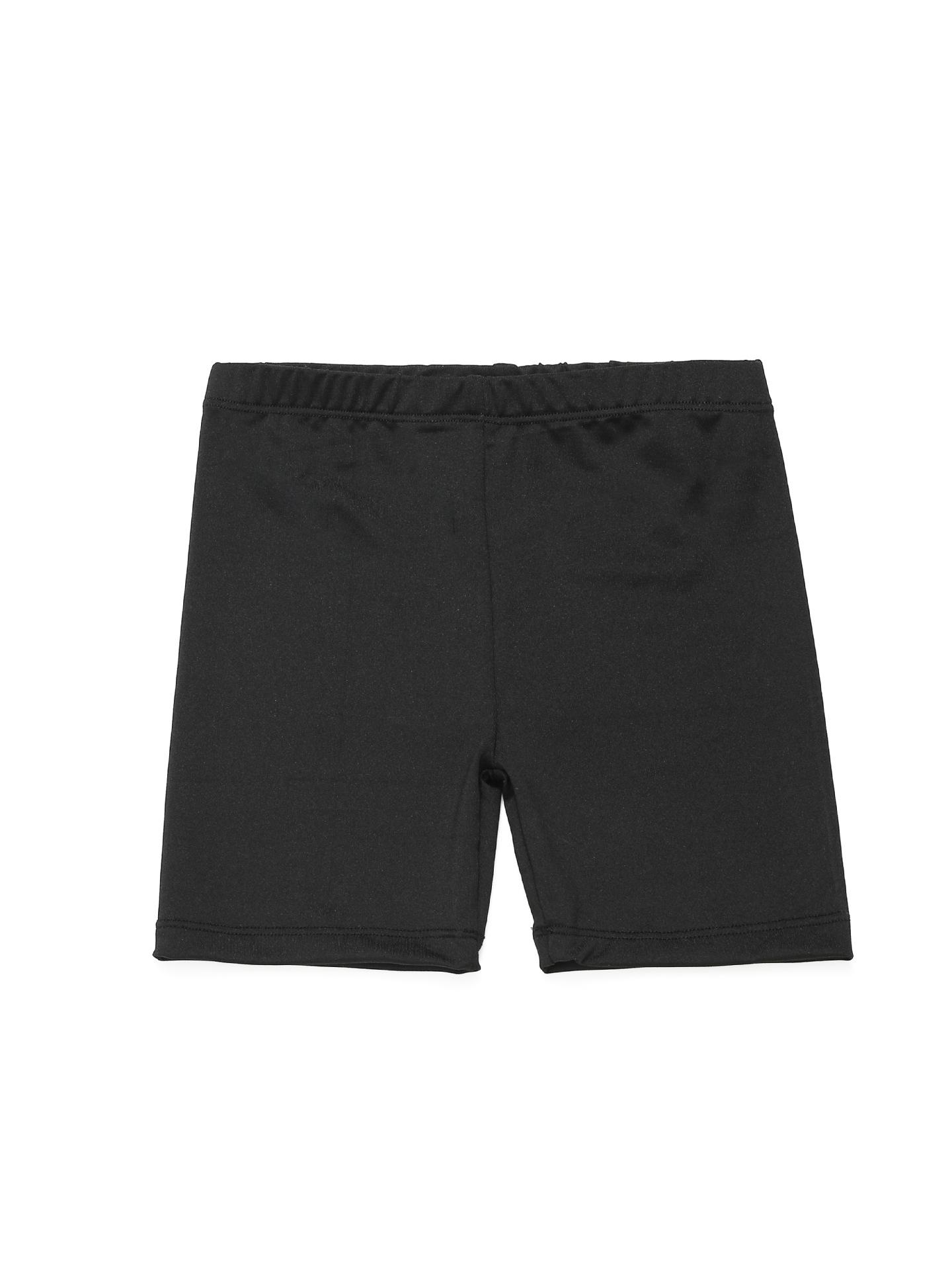 

Детские летние дышащие защитные шорты из молочного шелка конфетных цветов 110 cm чёрный