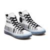 Converse Chuck Taylor All Star CX High Translucent Barcode Unisex Sneakers White Black Clear A02600C