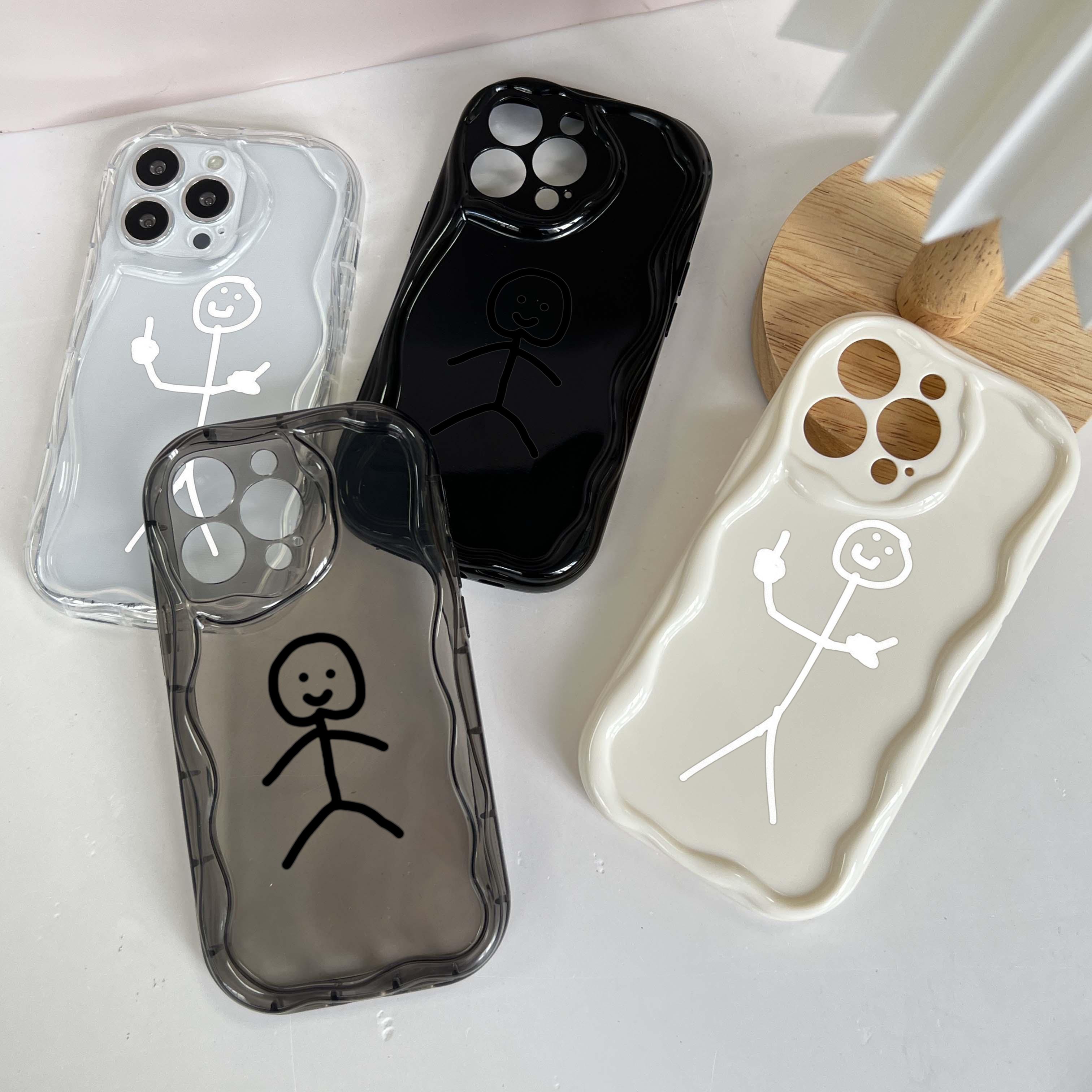 

Мягкие волнистые чехлы для телефонов N79 с рисунком Matchman art для iPhone 14 Pro Max 13 mini 15 Plus XR 7 8 6 XS Max 12 11, защитный чехол-бампер