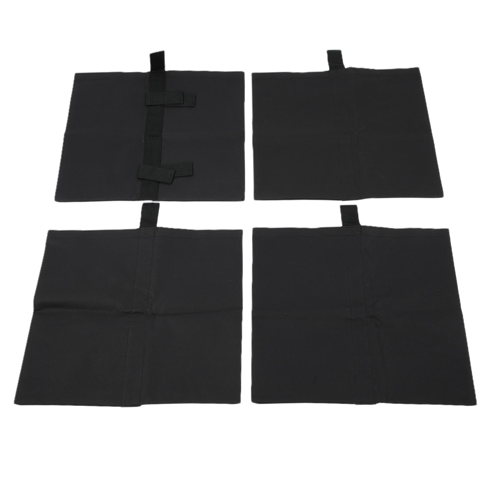 4pcs Tent Sandbag Windproof Outdoor Canopy Weight Bags Oxford Cloth Fixed Tent Legs Weight