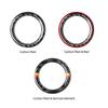 For Mercedes Benz W204 W205 A C Class GLA CLA GLC Ignition Switch Key Hole Ring Trim Carbon Fiber Sticker Car Interior Accessory