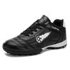 Boys large size autumn and winter new leather outdoor sports football shoes girls soft and lightweight running shoes