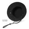 BOTVELA Men Cotton Bucket Hats Foldable Outdoor Sun Hat Unisex Flat Top Caps Summer Vacation Boonie Hat