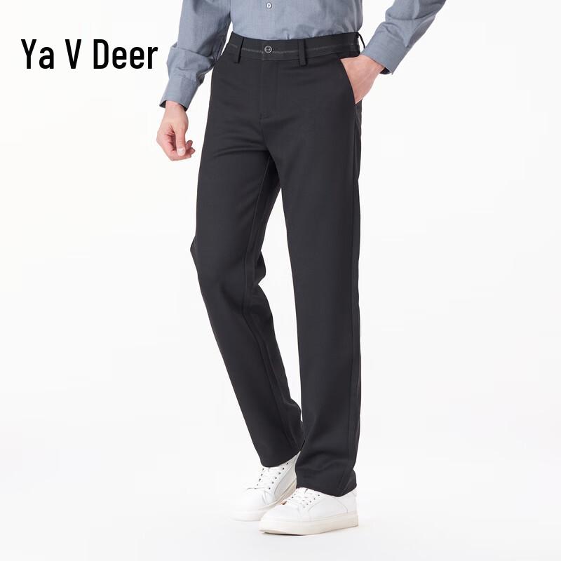 Yalu Men s Straight Fit Casual Suit Pants 35