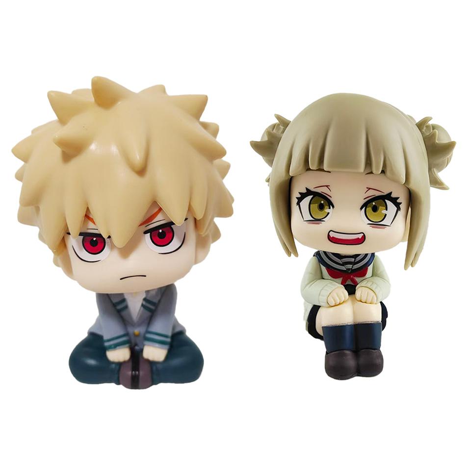10cm Boku no Hero Academia Anime Figure Midoriya Izuku Action Figure Bakugo Katsuki/Todoroki So Figurine PVC Collection Toys