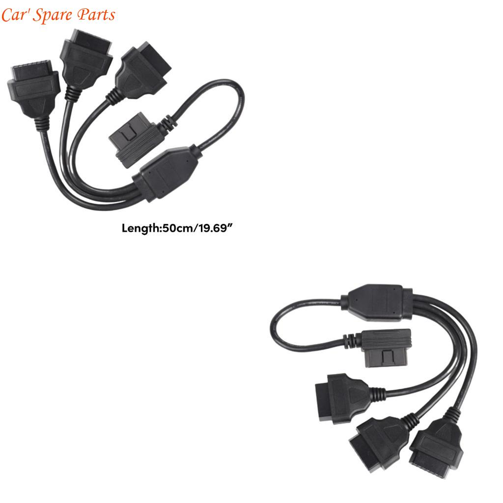 

Y4UA Portable OBD2 L Splitter Cable OBD2 Extension Cord 3 Device Simultaneously Suitable for Various Vehicle Models China Mainland