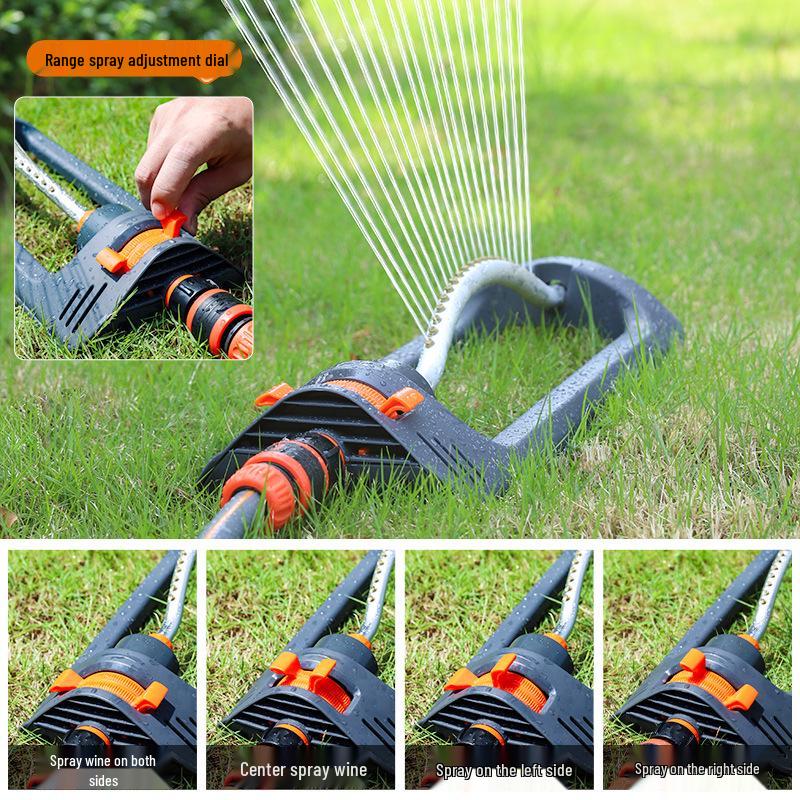 Automatic Adjustable Swinging Garden Sprinkler for Lawn & Roof Cooling