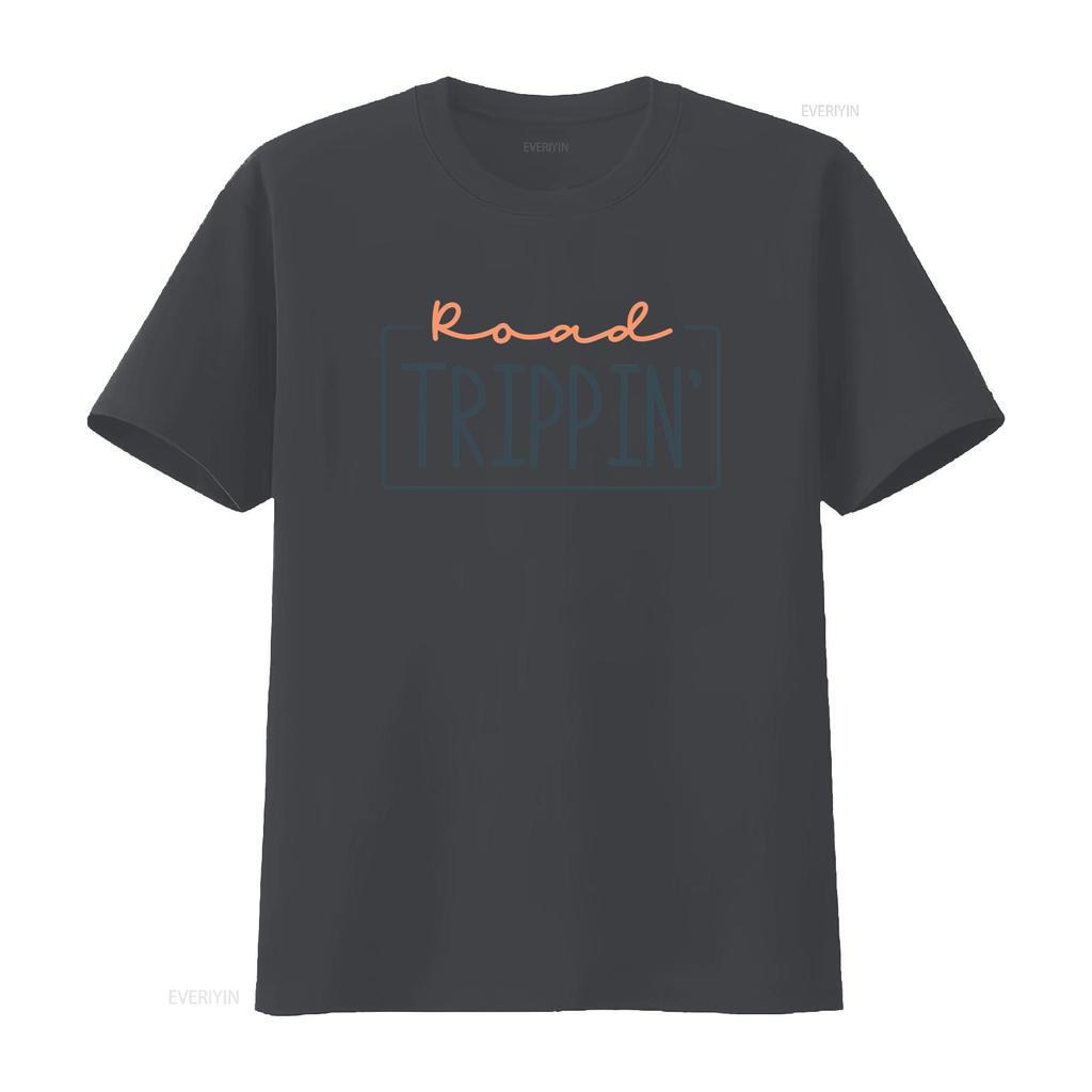 Road tripping shirt Vacation Summer Beach Camping tee trip Traveling Family vintage Washed Breathable Casual Stylish graphic