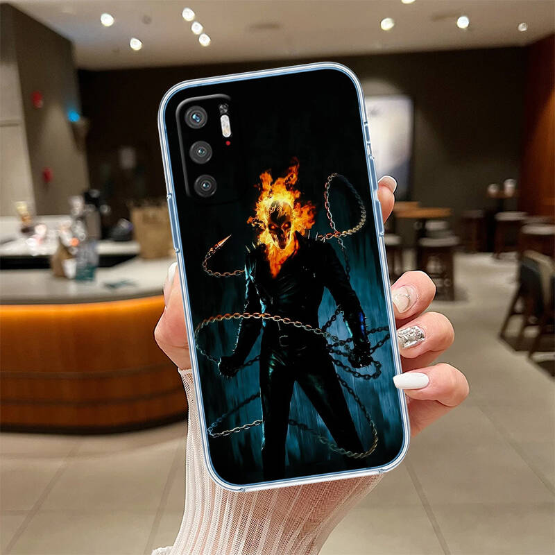 Ghost Rider Phone Case for Motorola G14 G15 G24 G30 G31 G32 G34 G41 G42 G51 G52 G50 G60S G60 G62 G72 G71 G73 G84 G85 G200 E32