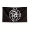 Death Metal Band Digital Printing Polyester Wall Hanging Tapestry Decorative Living Room Bedrooms Office Background Gift