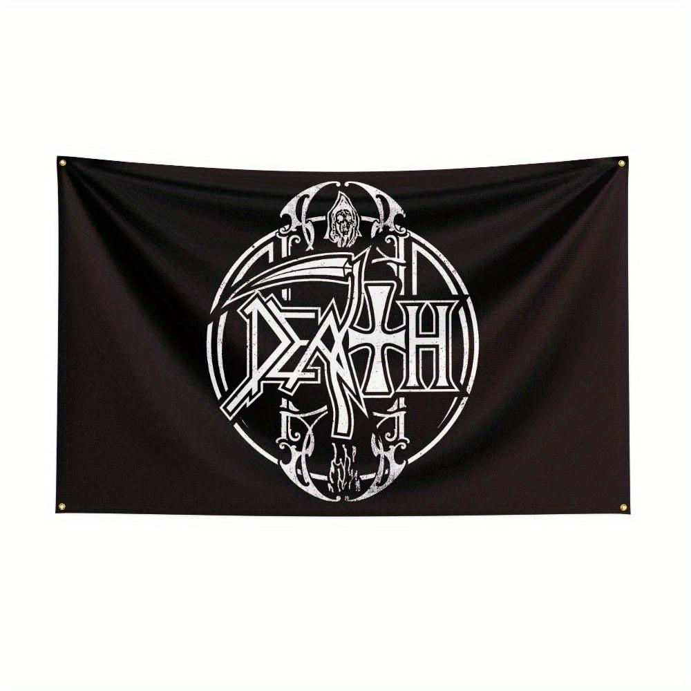 Jmg Household Supplies Unisex Death Metal Band Digital Printing Polyester Wall Hanging Tapestry Decorative Living Room Bedrooms Office Background Gift