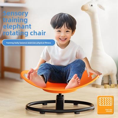 Kids Sensory Swivel Chair, Spinning Chair for Autistic Kids, Sensory Toy for ADHD Children, Training Body Coordination