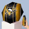 Pittsburgh Penguins Printed 5?Fold Mini Umbrella 8?Rib Windproof Compact Umbrella For Women Pocket Carry