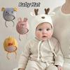 Soft Kid Ear Protection Hat Windproof Baby Winter Plush Hats Cute Toddler Warm Hat  For 8-18 Months