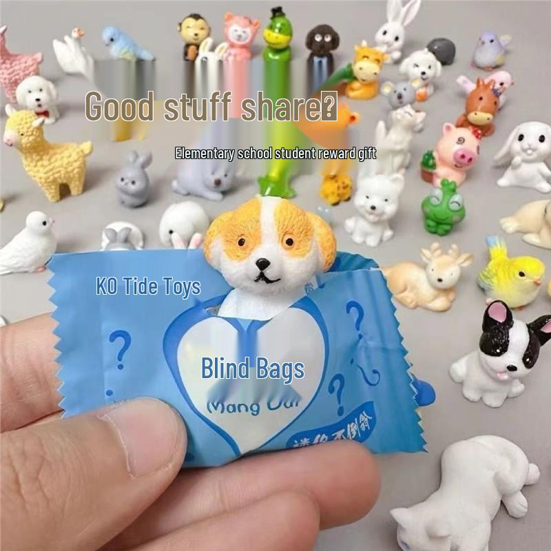 Mini Animal Surprise Blind Bag Toys for Kids - Fun, Individually Wrapped, Perfect for Rewards