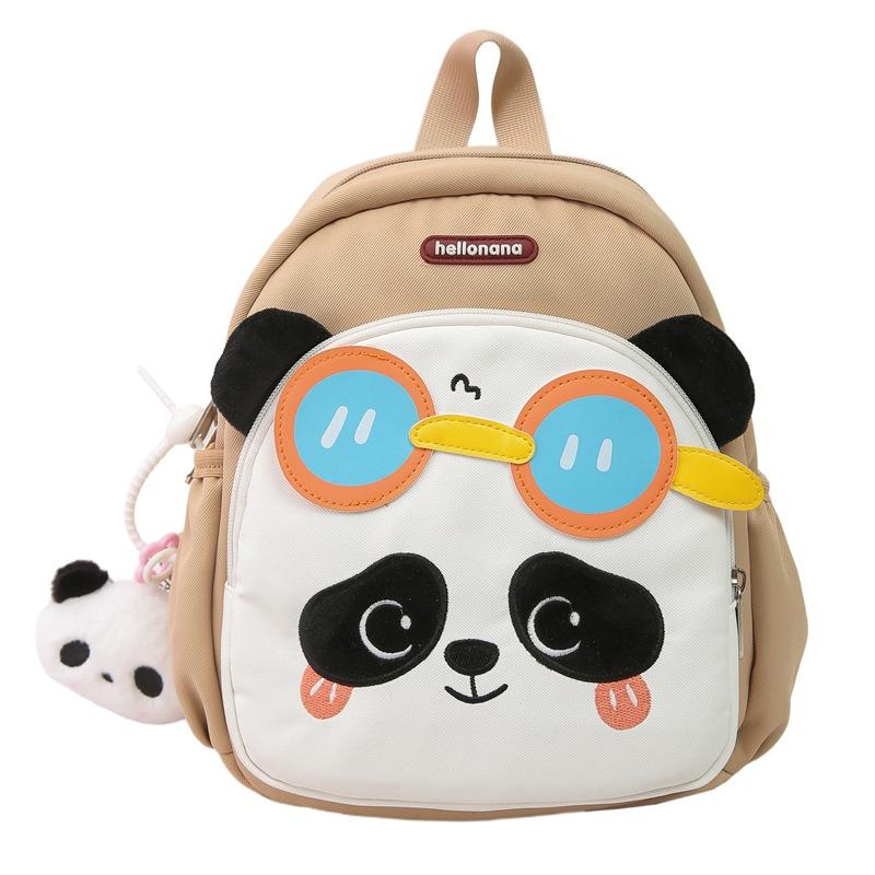 Schoolbag kindergarten school bag children boys and girls boys go out small backpack new lightweight panda girl baby backpack