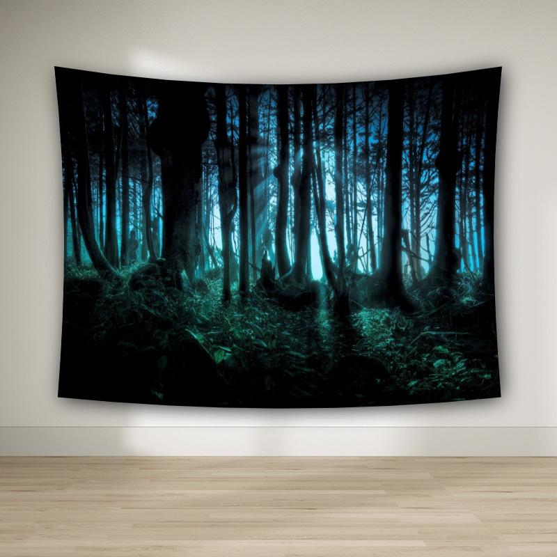 Natur Wald Tapisserie Hause Dekoration Hintergrund Wand Tuch Landschaft HD Natur Hängen Tuch Wohnzimmer Schlafzimmer