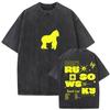 Vintage Washed Rusowsky Daisy Tour 2025 Fans T Shirt Men Women Hip Hop Fashion Clothing Short Sleeve T-shirt Pure Cotton Tshirts