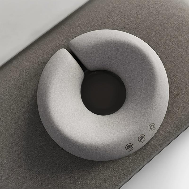 

Подушка для головы массажного стола U-образная подушка-подголовник для спа и салонов, двусторонняя, на молнии, современный дизайн, аксессуары для ванны серый