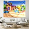 Pupstruction Print Tapestry, Backdrop, Easy Setup, Ideal for Bedroom, Office & Living Room, with Aesthetic Wall Hanging Decor.