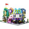 House Building Blocks Mini City Store Street View Snack Street Children'S Toys Boys And Girls Gifts Compatible With
