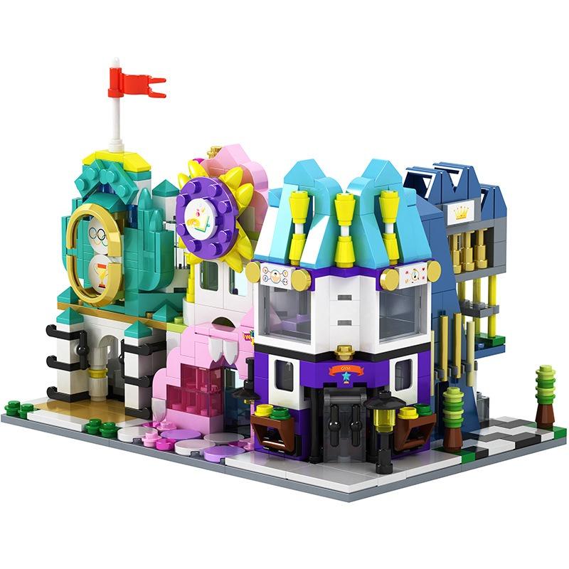 House Building Blocks Mini City Store Street View Snack Street Children'S Toys Boys And Girls Gifts Compatible With