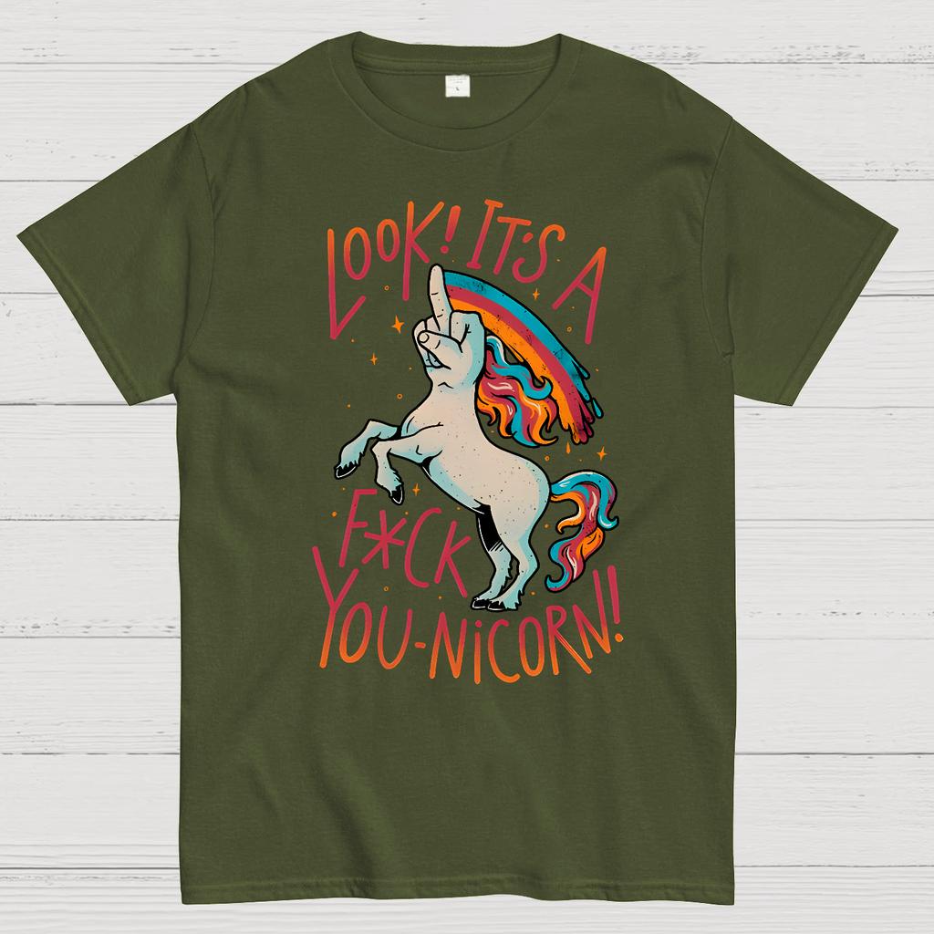 F-You Unicorn Cotton Summer Casual Cool Loose T-Shirt