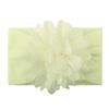 Diadema para bebé con diseño de flores, color liso, para niñas