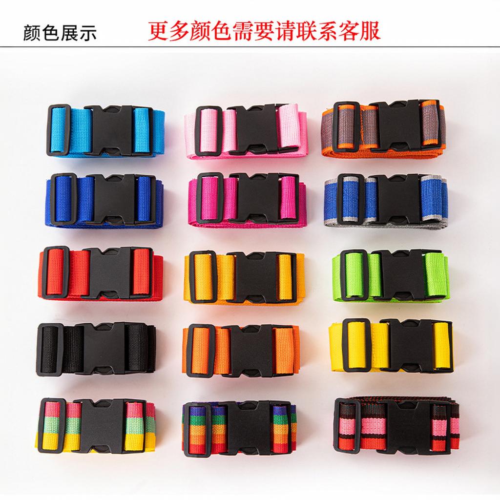 4-Piece Adjustable Luggage Straps for Suitcases and Travel Bags, Tie-Down Straps