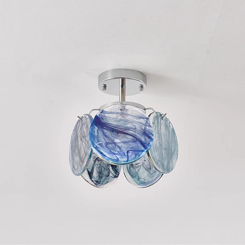 Murano Retro Französische Luxus Deckenleuchte aus der Mitte des Jahrhunderts für Balkon, Flur, Garderobe und Eingang