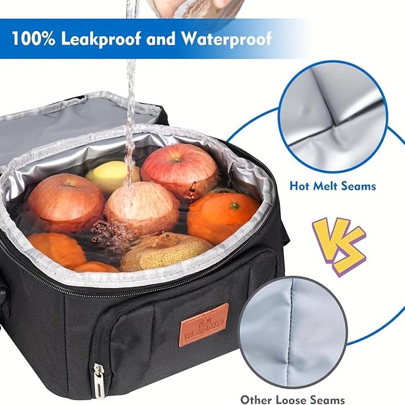 Oxford-Stoff Isolierte Tasche Mehrzweck-Isolierte Tasche Mehrzweck-Brotdosen-Tasche Praktische Snacktasche Lebensmitteltasche Tragbare Isolierte Tasche Lebensmittel