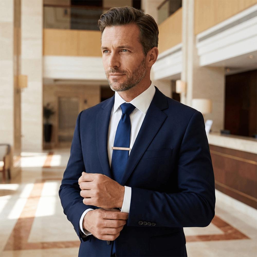 Simple Tie Clasp Fashion Gentleman Tie Pin Gift Tie Clip Men's Jewelry