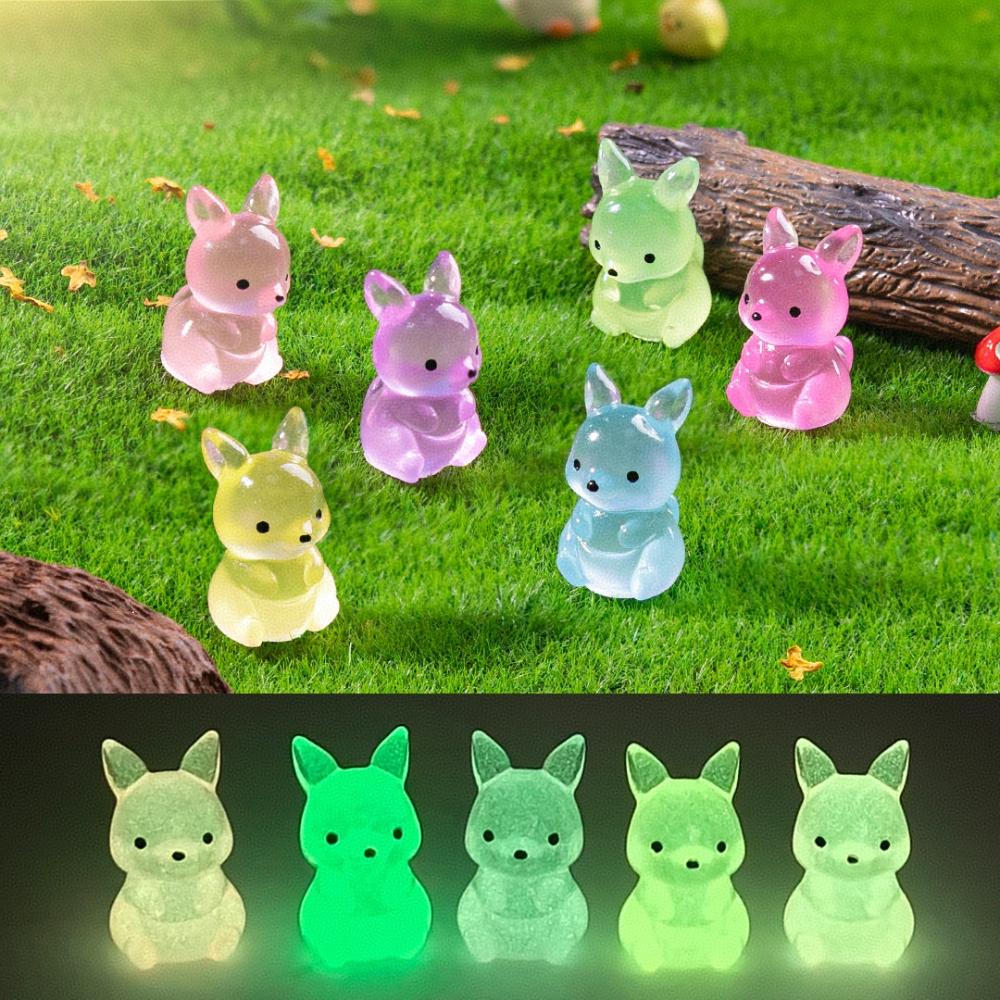 

30X micro-landscape creative luminous wallaby doll cute pieces gardening landscaping diy decoration accessories mini ornaments