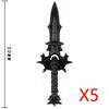 Medieval Solider Figures Castle Knights Weapons Sword Shields Accessories Trident Axes Bows Pickaxes Building Block Toys Gifts
