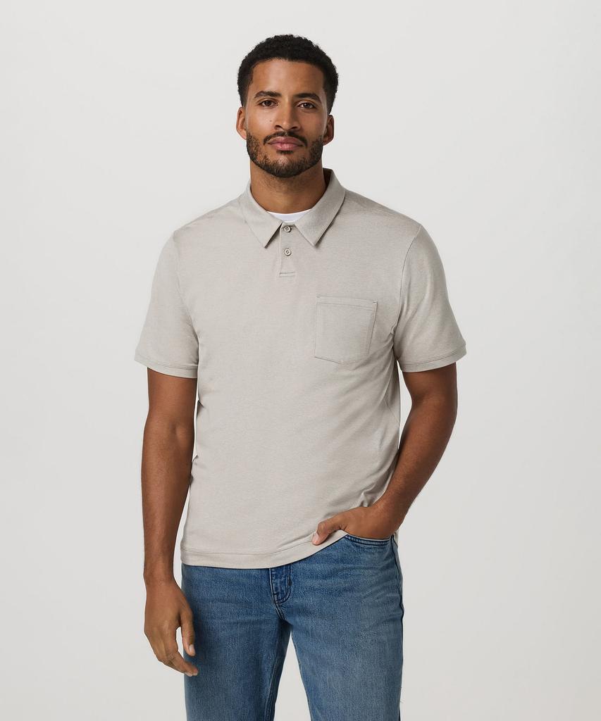 VUORI [Men'S] Short Sleeve Ponto Performance Polo_Beige_Vr16121028